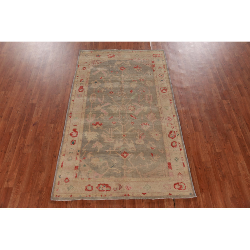 Tapis turc Oushak fait à la main 4 x 7