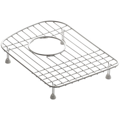 Woodfield 9-1/2" x 13" Stainless Steel Sink Rack, for Left Bowl