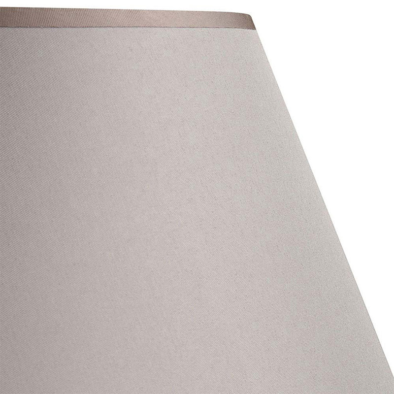 17cm H Fabric Empire Lamp Shade ( Uno ), Brown