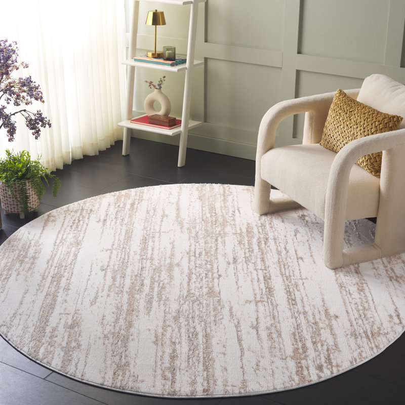 Hogue Performance Abstract Rug, Round 6'7"