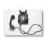 Vintage Telephone In Abstract - Wrapped Canvas Painting-55299366