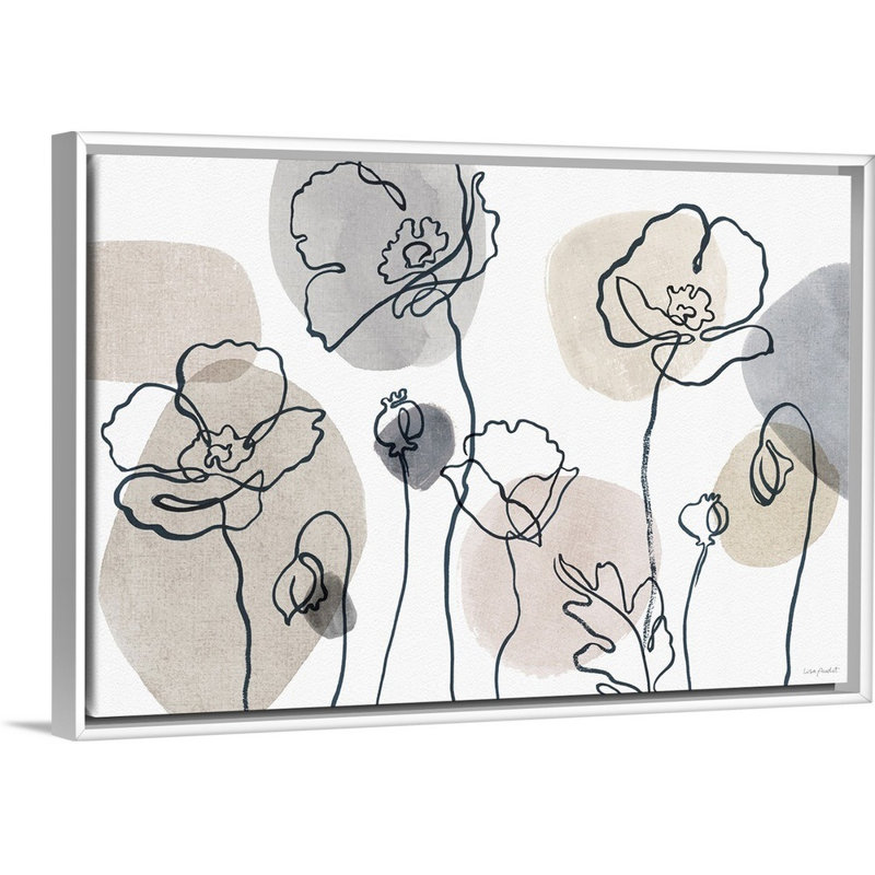 «Think Neutral 01» par Lisa Audit - reproduction d'art, Toile blanche encadrée, H 18 po x l 26 po x P 1,75 po