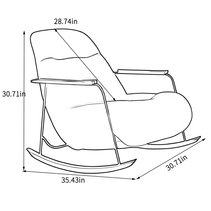 Chaise confortable en bois de frêne respirant, Jaune