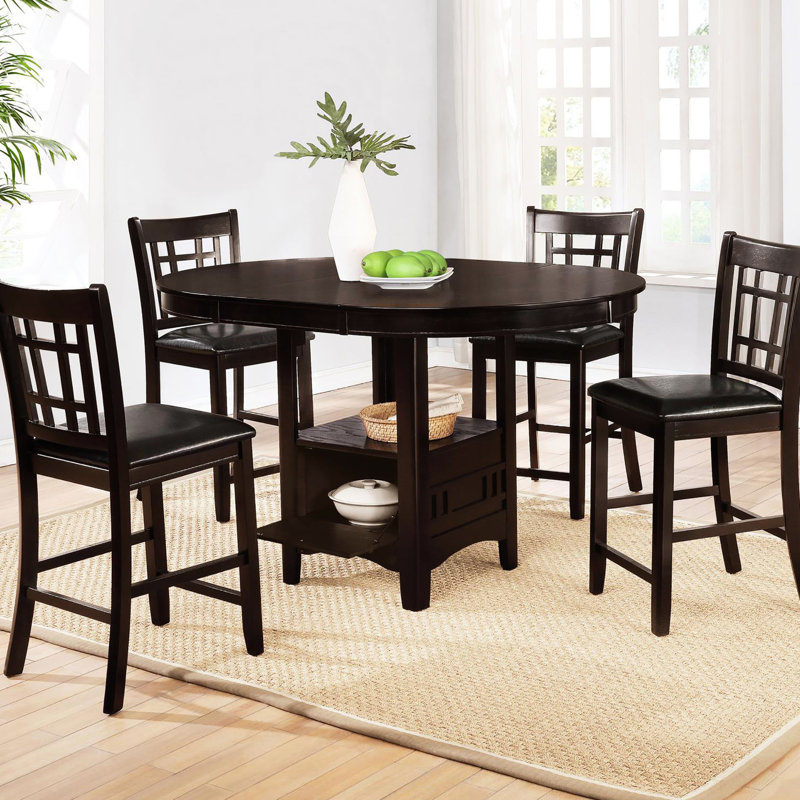Tabourets à hauteur de comptoir à dossier (2 pièces) - Siège noir pour bureau 2 en arrière et salle à manger confortable