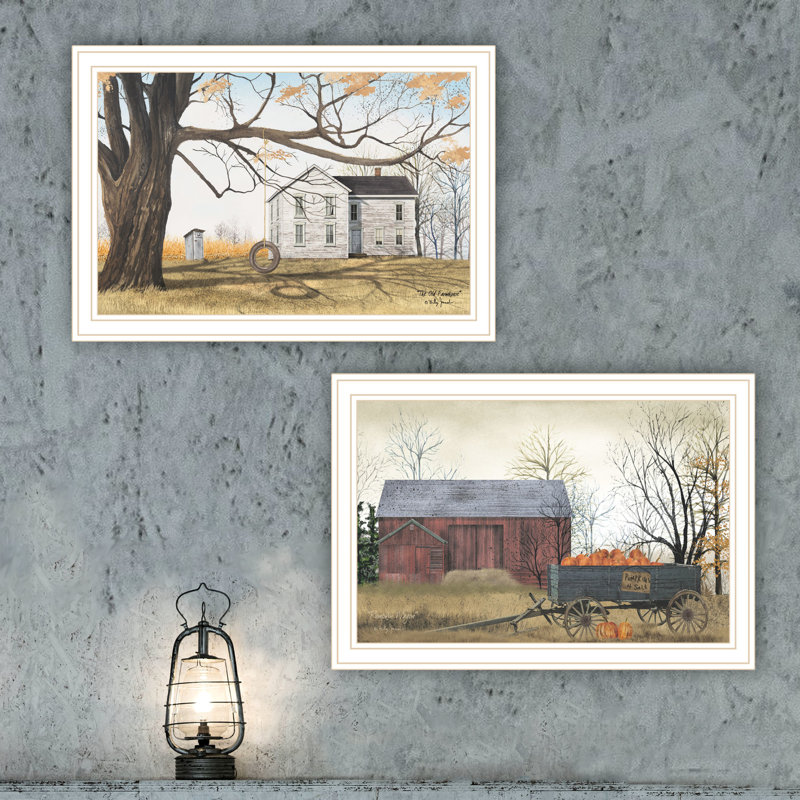 Art mural moderne 2 pour une maison contemporaine - salon et chambre à coucher encadrés en blanc par expérience Design de qualité inégalée avec cadre
