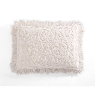 Taie décorative en chenille