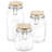 3 Piece Kitchen Canister Set
