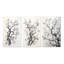 «Grey White Tree Graphite Whispers», 3 pièces sur toile-1446193472-1446193473