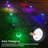 Solar Pathway Colorful Lights, Dusk to Dawn Auto 7Colors Change