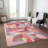 Machine Washable Indoor/Outdoor Xhevrie Paprika Rug-1304959882