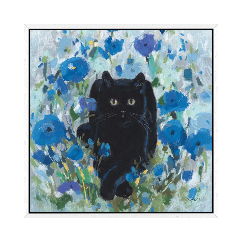 Blueming XIII by Lisa Audit - Print on Canvas, 93.98 cm H x 93.98 cm W, White Framed