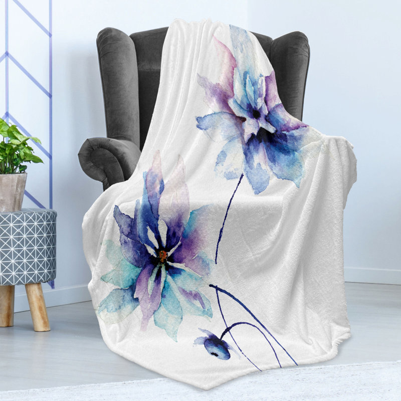 Hand Woven Throw Blanket, 60" W x 80" L