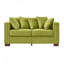 Causeuse rembourrée en velours avec clous argentés-1121916949