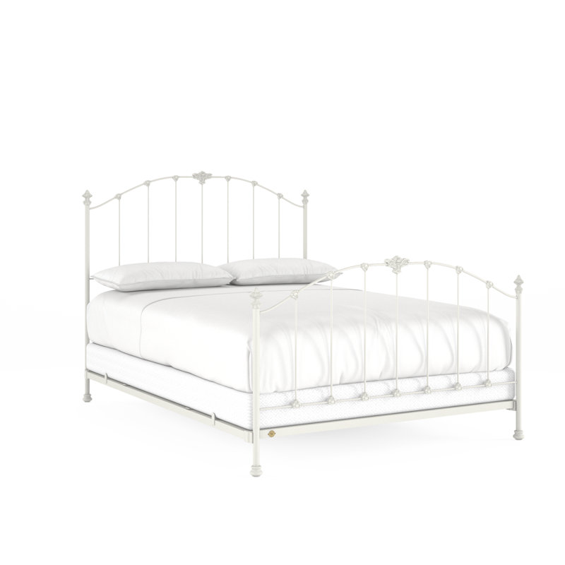 171 Country French Bed | Complete Standard, California King, Matte White