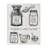 'Kitchen Conversion Chart Neutral Word Drawing Design' Drawing Print-1269579513-1269579489