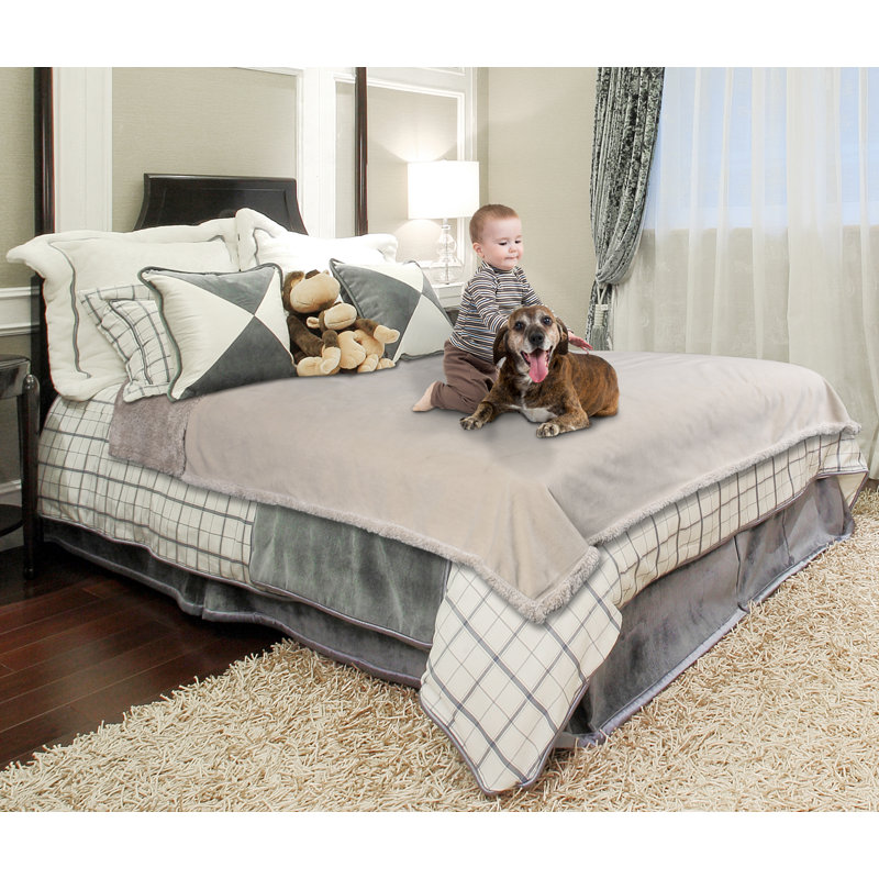 Couverture imperméable pour chiens Catalonia, L 80 po x L 90 po, Brun clair/taupe