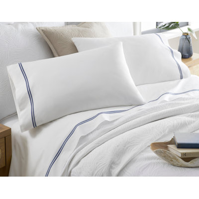Taies d'oreiller «Last Mango» - Double bordure | Percale de coton 200TC