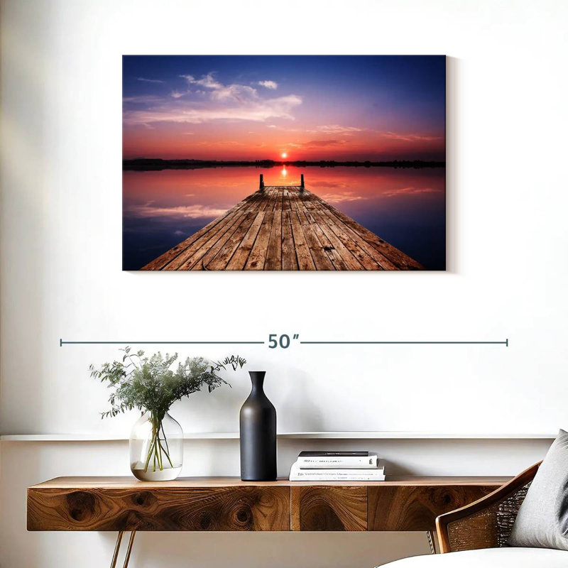 Alvord Sunset Lake Dock, H 24 po x l 36 po