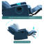 Nassi Upholstered Swivel Recliner Chair With Rocking Function-472154427