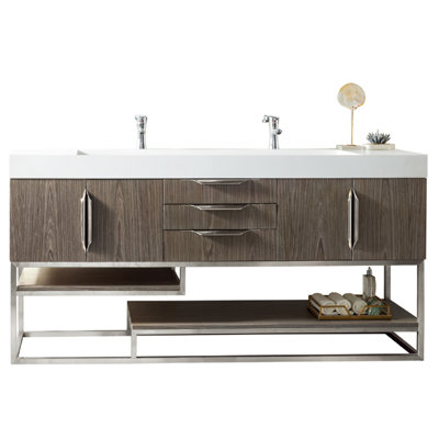 Samorah 72" Double Bathroom Vanity Set