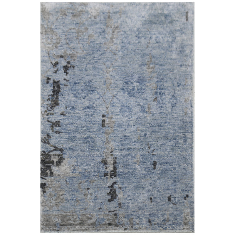 Beverly Oriental Area Rug in Gray, Rectangle 9' x 12'