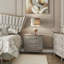 St. Charles 3-Drawer Nightstand - Dove Gray