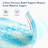 Molley 2"in Memory Foam Mattress Topper 5-Zone Pressure Relief Support Pad,Full,Blue-280264993-280265004