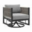 Chaise longue d'extérieur pivotante et pivotante en aluminium avec coussins-566502487