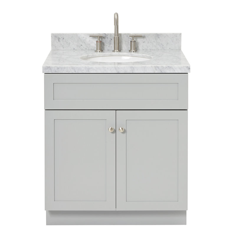 Ensemble de meuble-lavabo double 31 po Abell, Gris