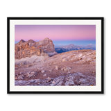 Dolomites, Italy, Afterglow II Print by Frank Peters