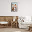«Cowgirl Friends & Horses», art mural encadré sur toile flottante dorée, design par Heidi Kuntz-549897008-550120997