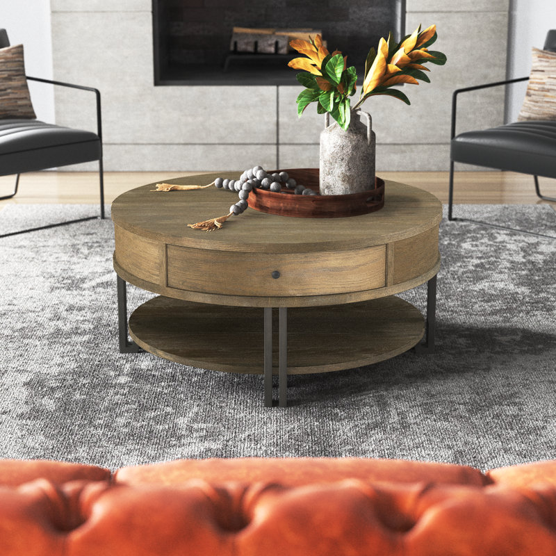 Premo Solid Wood Top Coffee Table
