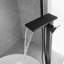 Single Hnadle Floor Mounted Tub Filler Freestanding Bathtub Faucet with 2 Function Handheld and Diverter, Solid Brass Tub Faucet