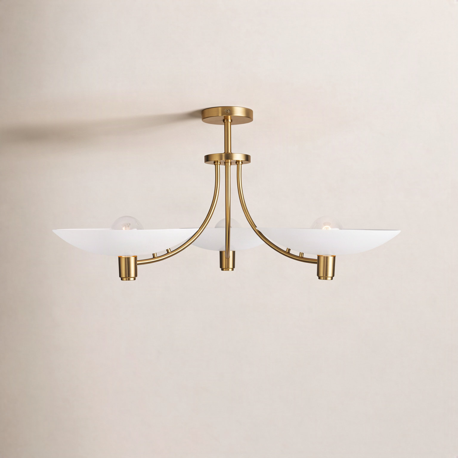 41" 3-Light Semi Flush Mount