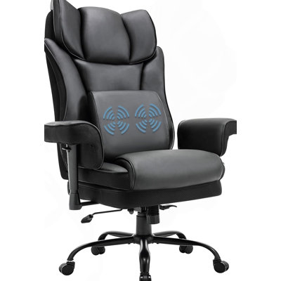 High Back Office Chair, 400lbs Rocking Desk Chair, Ergonomic Executive Office Chair