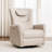 32.7'' W  Power Recliner Swivel Rocker Breathable Leather Recliner With Adjustable Headrest, USB & Type C Ports, Pockets-1132841029