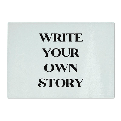 Write Your Own Story Chopping Board