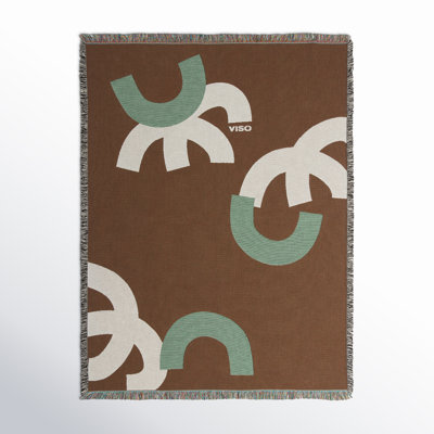 Tapestry Cotton Hand Woven Throw Blanket