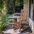 Schereville Patio Solid Wood Rocking Chair-1907662778