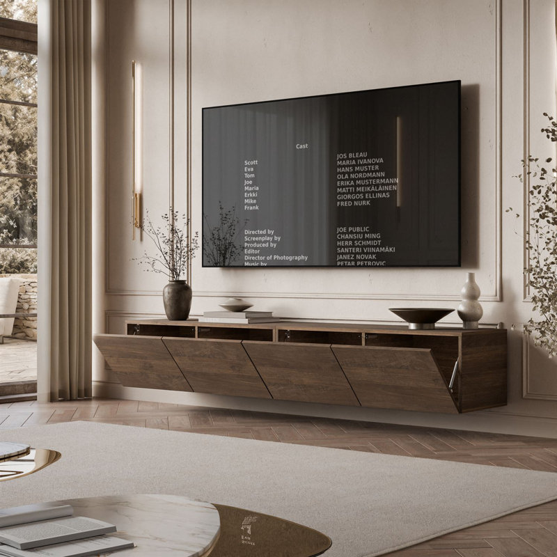 TV Stand for TVs up to 88", without LED Lighting