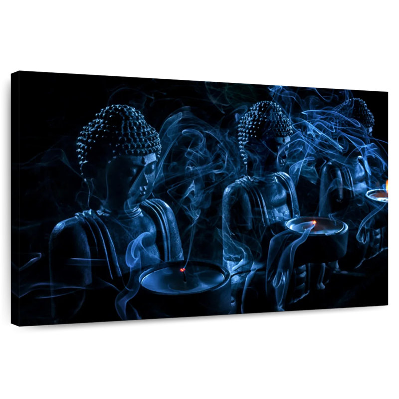 Bougeoirs Leisha Buddha, H 32 po x l 48 po