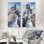 «Great Wall Of China Winter Landscape I», ensemble de 2 reproductions d'art mural chinois