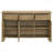 Light Brown 3-Door Sideboard Server