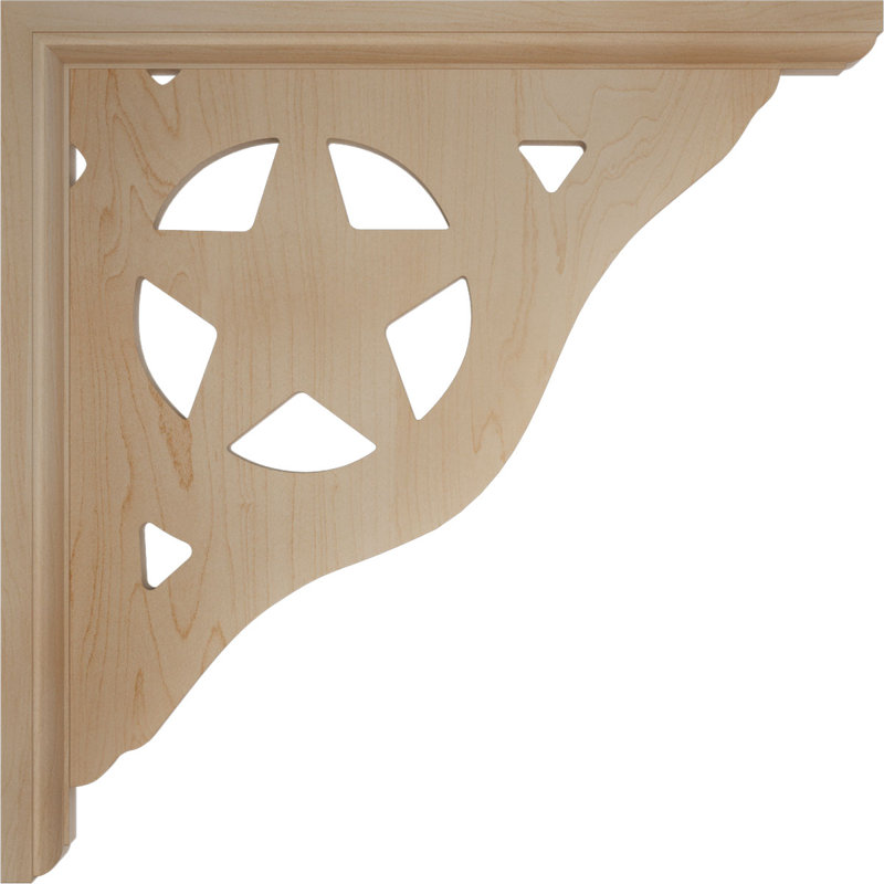 Support en bois Austin H 10 po x l 1,5 po x P 10 po Austin, Érable
