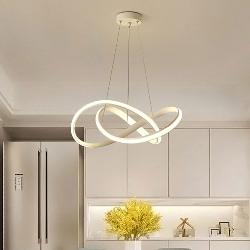 Aastha 1 - Light Cluster Geometric LED Pendant, White
