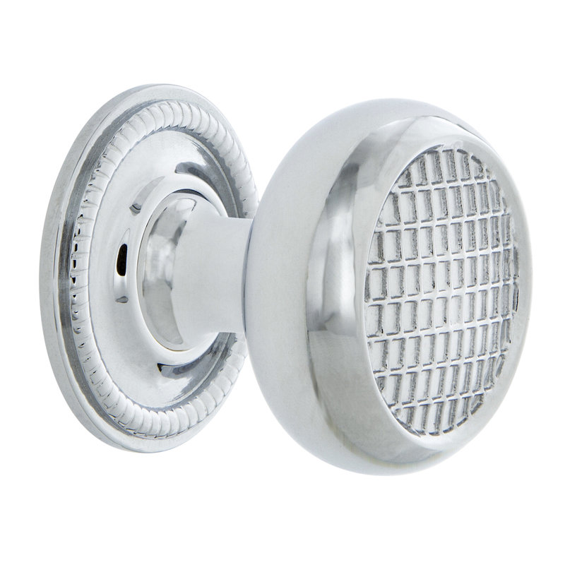 Poignée ronde 1 3/8" de diamètre Craftsman, Chrome brillant