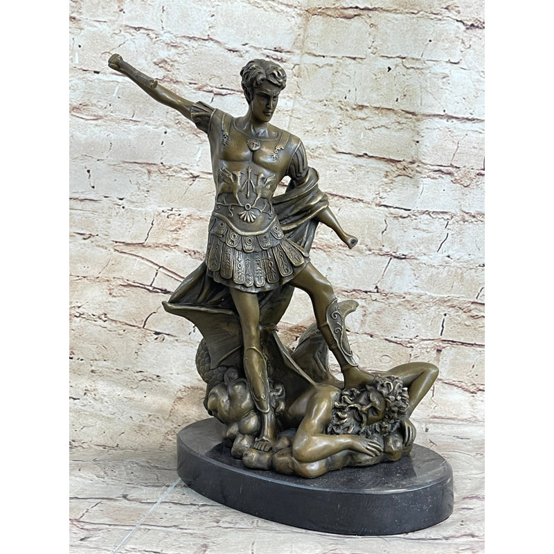 Sculpture Chauncee Archangel Michael Vs Devil