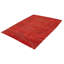 Tapis rouge en laine noué à la main de conception unique 9 pi 6 po x 12 pi 9 po New Age Ingertha