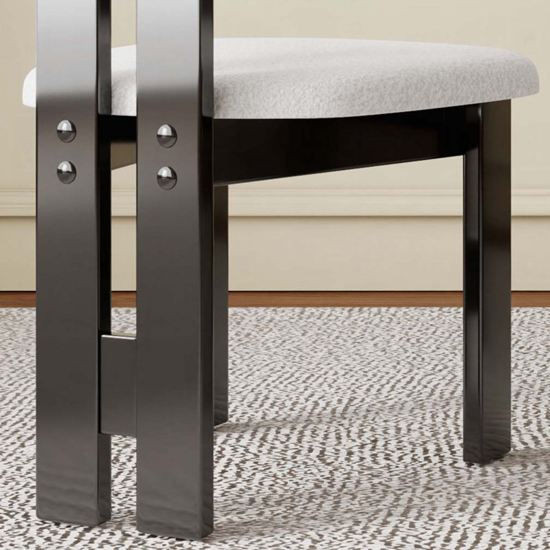 Chaises de salle à manger en velours
