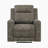 Leylashka 36" Transitional Manual Textured Microfiber Reclining Chair with Tab Pull Recline, Foam Over Coils & Durable Support-529307737